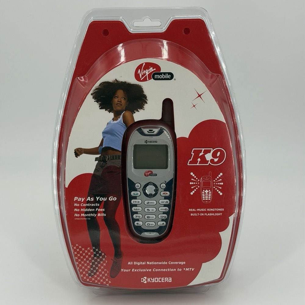 Kyocera K9 - Candy Bar Style Cellular Phone for Virgin Mobile